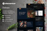 Dishszo ? Restaurant & Cafe Elementor Template Kit