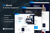 Monal – IT Service Elementor Template Kit