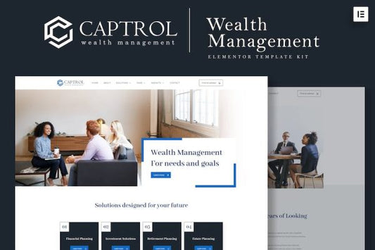 Captrol – Wealth Management Elementor Template Kit