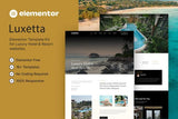 Luxetta ? Luxury Hotel & Resort Elementor Template Kit