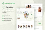 Luxspa ? Spa & Wellness Center Elementor Template Kit