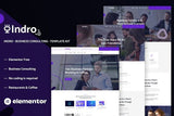 Indro – Business Consulting Elementor Template Kit