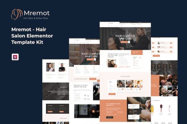 Mremot – Hair Salon Elementor Template Kit
