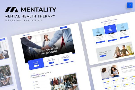 Mentality – Mental Health Therapy Elementor Template Kit