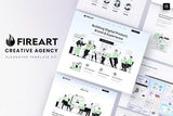 Fireart – Creative Agency Elementor Template Kit