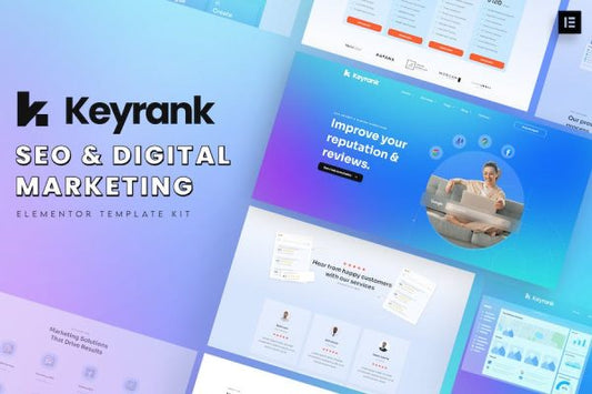 Keyrank – SEO & Digital Marketing Agency Template Kit