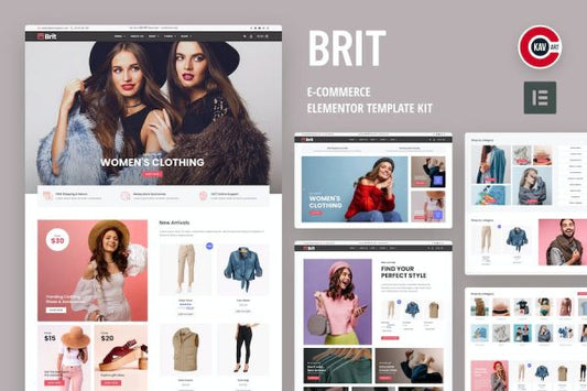 Brit – WooCommerce Elementor Pro Template Kit
