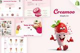 Creamoo - Ice Cream & Cake Shop Shopify Theme Homemade cakes, organic shop, beverages, Cakebusiness, Decadent Delights, bakery,desserts, Birthday,