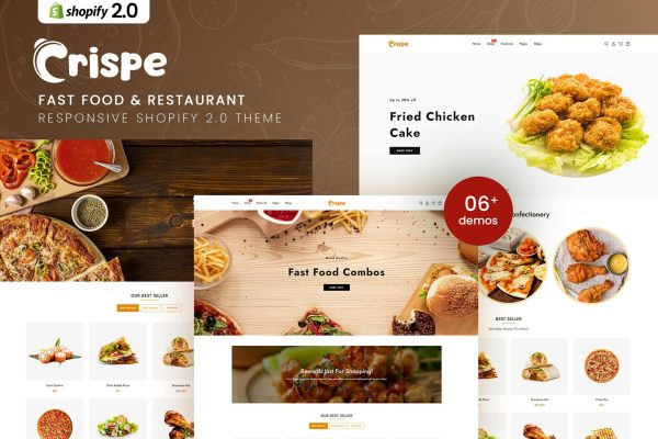 Crispe - Fast Food & Restaurant Shopify 2.0 Theme Fast Food & Restaurant Shopify 2.0 Theme