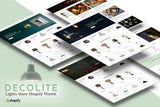 Decolite - Interior Decor, Lights Shop Shopify 2.0 Luxury Interior Design, Wall Decor & Lighting Equipment, Electrical Products eCommerce Shop Websites