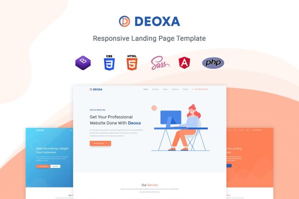 Deoxa – Angular 10 Landing Page Template Deoxa is a multi purpose Angular & Bootstrap 4 landing page template. It is an excellent Angular …