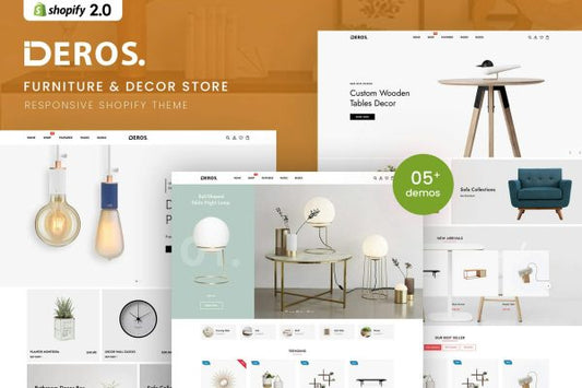 Deros - Furniture & Decor Responsive Shopify Theme Furniture & Decor Responsive Shopify 2.0 Theme