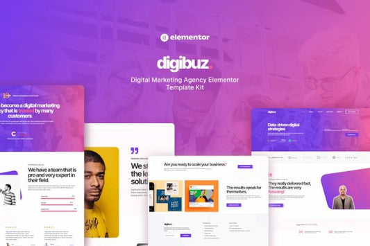 Digibuz – Digital Marketing Agency Elementor Template Kit