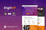 DigitUP – Responsive Email Template for Startups Create beautiful responsive e-mail templates for promoting your e-shop, business & services