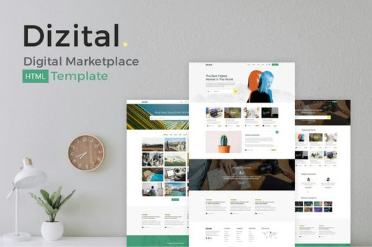 Dizital – Easy Digital Downloads HTML Template Digital Downloads