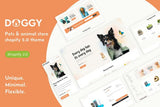 Doggy - Pets & Animals Responsive Shopify Theme Pet Shop, Responsive Aquarium Shopify Theme Fish, Cat Kittens & Birds Training Dog Shop Online Store