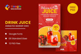 Drink Juice Animated Banner Google Web Designer Drink Juice Animated Banner Google Web Designer