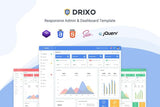 Drixo – Admin & Dashboard Template Drixo is a bootstrap 4 based fully responsive admin template.