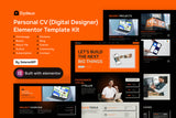 Dydeux – Personal CV Digital Designer Elementor Pro Template Kit