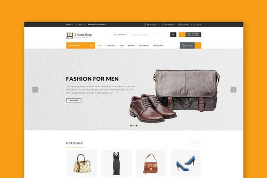 Ecom – Responsive eCommerce HTML Template ecommerce virtual shop