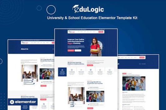 Edulogic – University & School Education Elementor Template Kit