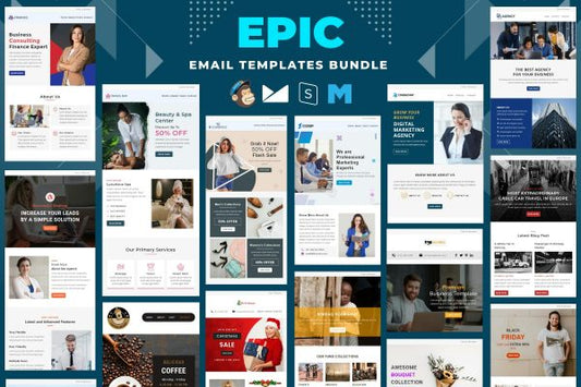 Epic – Multi-Concept Email Templates Bundle Best business email templates bundle