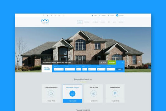 Estate Pro – Real Estate HTML Template Real Estate HTML Template