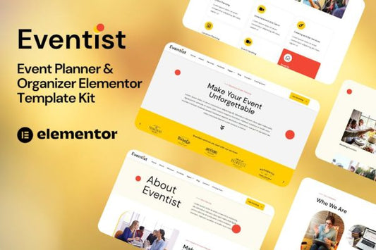 Eventist – Event Planner & Organizer Elementor Template Kit