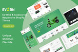Evobn - EV-Bike & Accessories Responsive Theme Shopify Theme