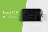Exact – Multipurpose Responsive Onepage Template Creative Agency