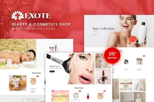 Exote - Beauty & Cosmetics Shopify Theme Beauty & Cosmetics Shop Responsive Shopify Theme
