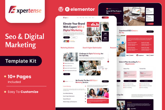 Expertense – SEO & Digital Agency Elementor Template Kit