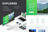 Explorer – Responsive Email + Themebuilder Access High quality responsive email newsletter template | MailChimp | Campaign Monitor supported