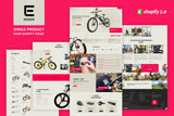 Ezyrider - Single Product Shop Shopify Theme Bike, Bicycle or Motor Bike and Single Product Shopify Store template, Sectioned Shopify 2.0.