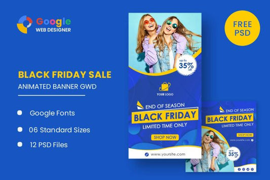 Fashion Banner Set Black Friday Sale HTML5 Banner Fashion Banner Set Black Friday Sale HTML5 Banner