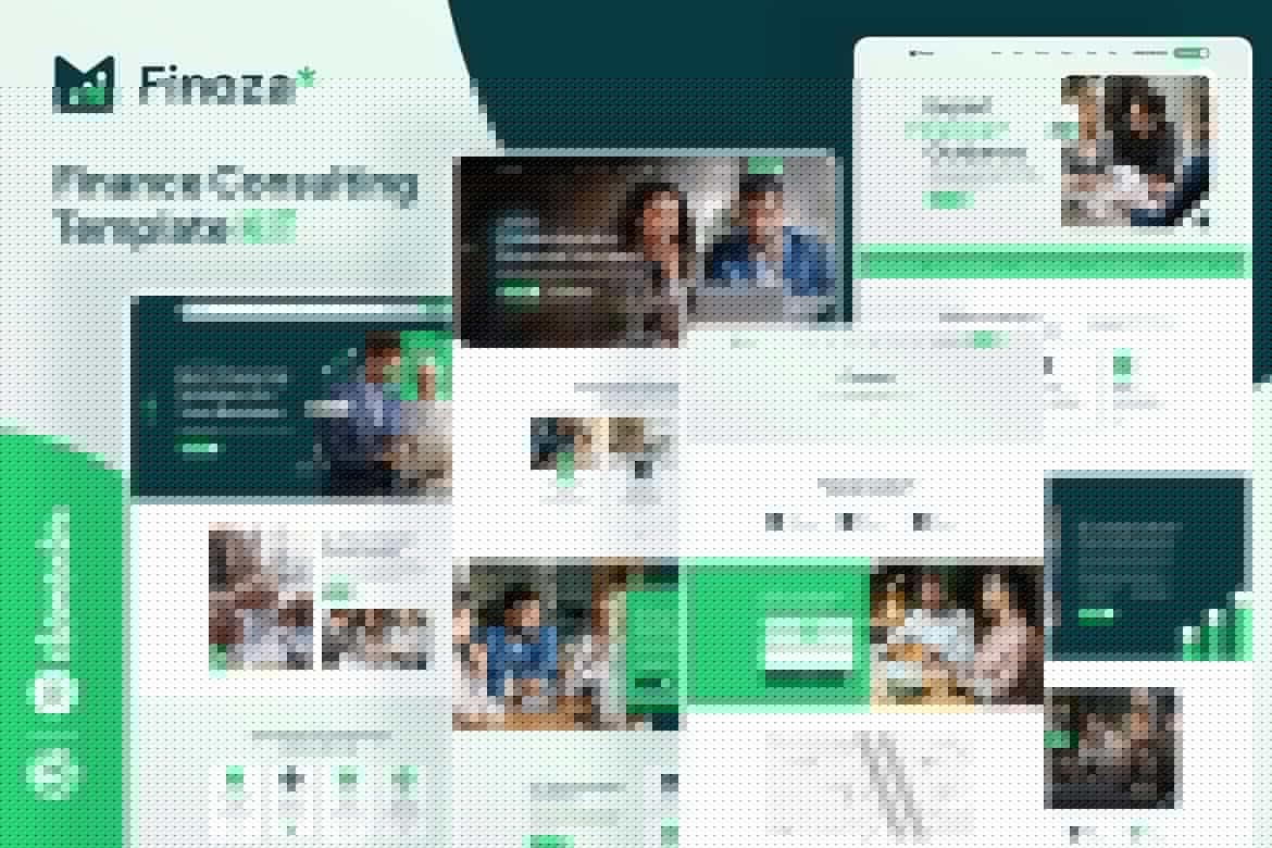Finoza – Finance Consulting Elementor Template Kit