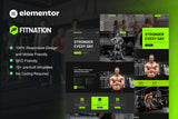 FitNation – Gym & Fitness Elementor Template Kit