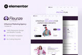Fleunze – Influencer Marketing Agency Elementor Template Kit