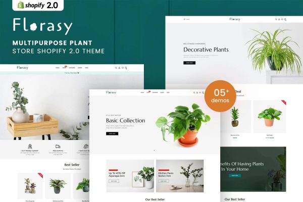 Florasy - MultiPurpose Plant Store Shopify Theme MultiPurpose Plant Store Shopify 2.0 Theme