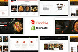 Foodbia - Restaurant, Food Delivery Shopify Theme Food eCommerce Business Theme for Restaurants, Meat Shop, Bakery, Cake Shop, Food Recipe Websites.
