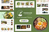Foodian - Food Blog Shopify Store Organic Farm Fresh Online Sea Food Ordening, Meat Shopping eCommerce & Food Delivery Business Theme