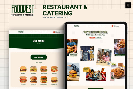 Foodrest – Restaurant & Catering Elementor Template Kit
