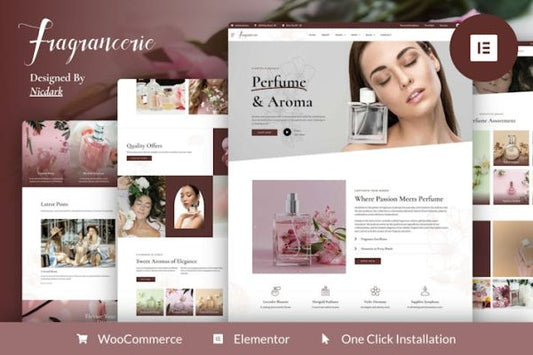 Fragrancerie – Perfume & Cosmetic Shop Elementor Pro Template Kit