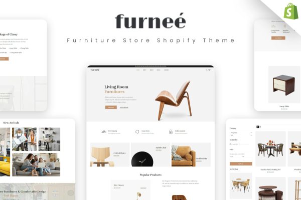Furnee - Furniture Store Shopify Theme Bed, bedding and mattress,Table and chairs,hand-carved,baby furniture,luxurious,modern shop,Dining