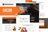 Gacor – Construction Company Elementor Template Kit