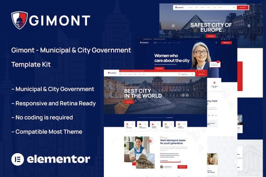 Gimont – Municipal & City Government Template Kit