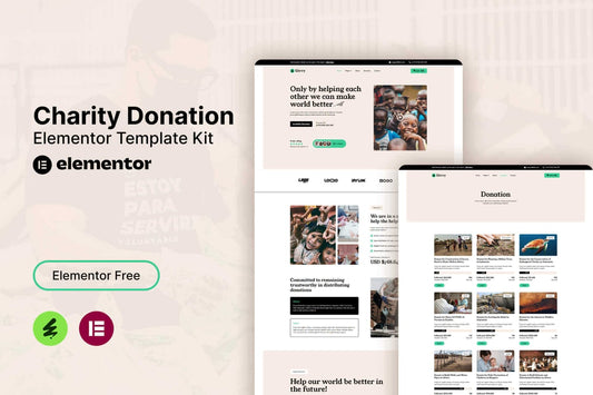 Givvy – Charity Donation Elementor Template Kit