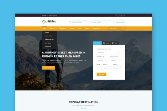Global – Tours & Travels HTML Template Tours & Travels