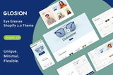 Glosion - The Eye Glasses Shopify 2.0 Theme Shopify Theme