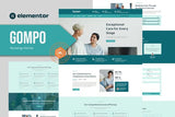 Gompo – Nursing Home Elementor Template Kit